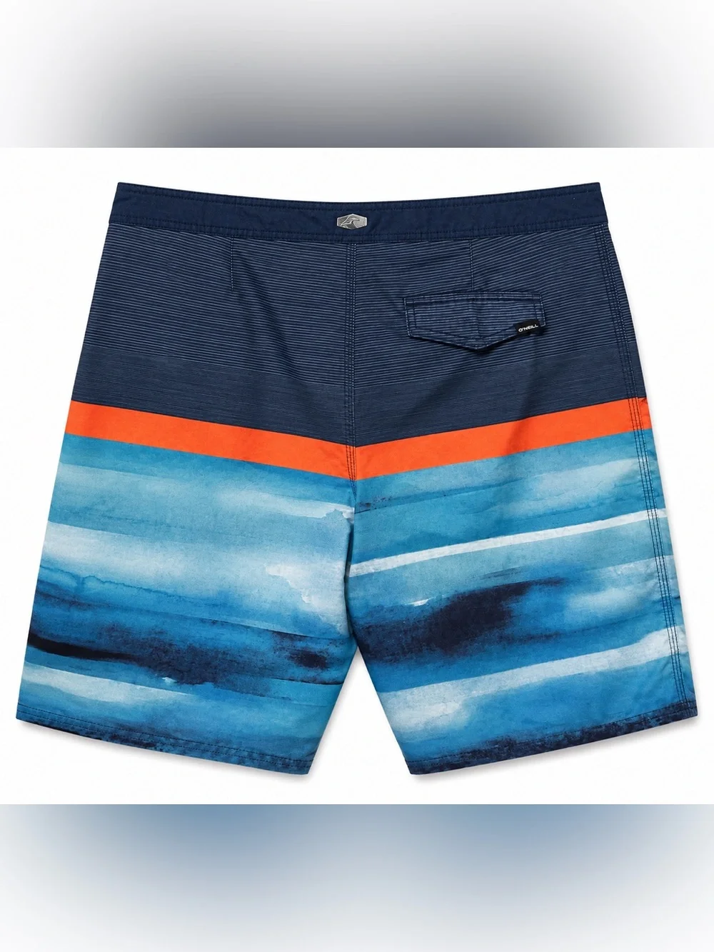 O’Neill Breaker 21” Board Shorts Men’s Size 34 Blue Orange Surf Swim Trunks